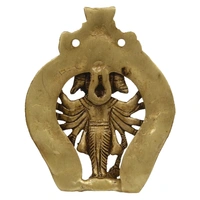Golden Brass Lord Panchmukhi Hanuman Statue