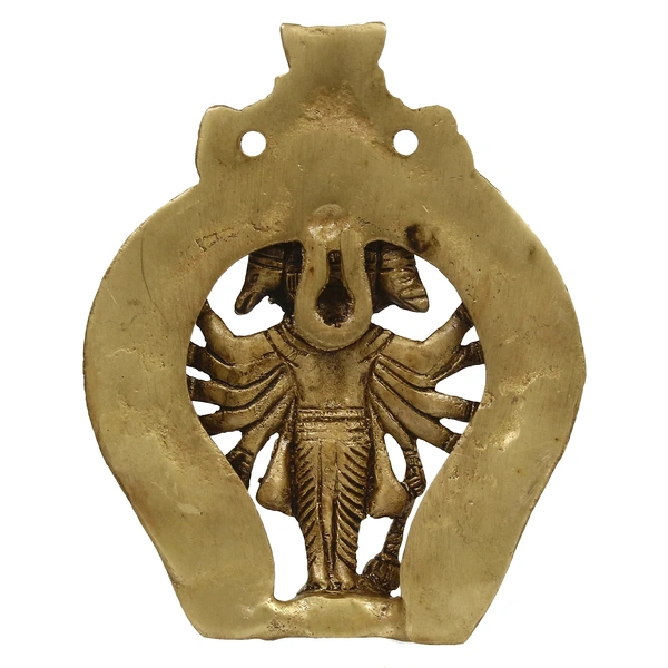 Golden Brass Lord Panchmukhi Hanuman Statue