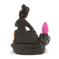 Lord Krishna Idol Smoke Backflow Cone Incense Holder