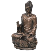 Cold Cast Bronze Resin Meditating Lord Buddha Statue