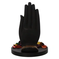 Meditating Buddha Idol Under Palm