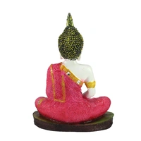 Red Buddha Decorative Showpiece