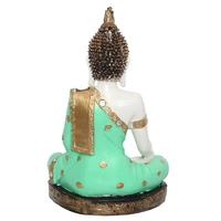 Decorative Meditating Lord Buddha - Green