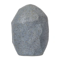 Grey & Golden Peaceful Lord Buddha Face Statue