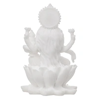 White Polyresin Goddess Laxmi Statue
