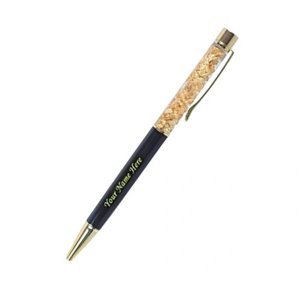 Luxury Liquid Glitter Engraved Pen