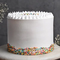 Sprinkles Topped Rainbow Cake - 1 Kg