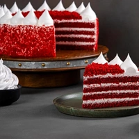 Red Velvet Cream Cake - 500 Gm