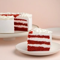 Heart Red Velvet Cake - 1 Kg