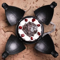 Black Forest Cream Bomb Cake - 500 Gm
