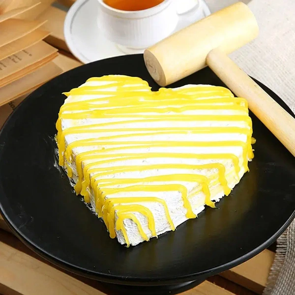 Heart Shaped Pineapple Pinata Cake - 450 Gm