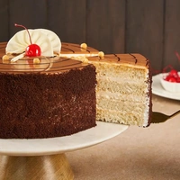 Rich Butterscotch Crunch Cake - 500 Gm