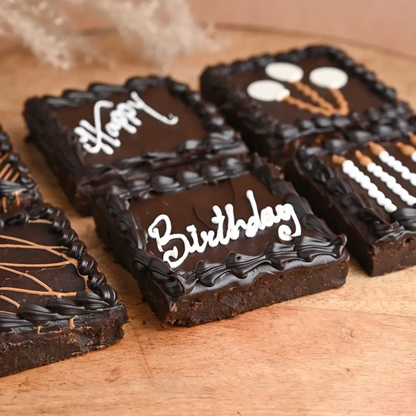 Choco Walnut Brownies Set - 6 Pcs