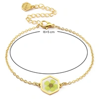 Luminescent Resin Gold Bracelet