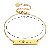 Golden Personalised Chic Bracelet