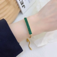 Midnight Enamel Gold Bracelet