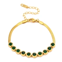 Reconnecting Green Gold Bracelet