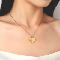 Cursive Heart Charm