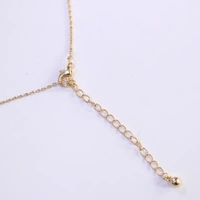 Infinity Love Golden Crystal Necklace