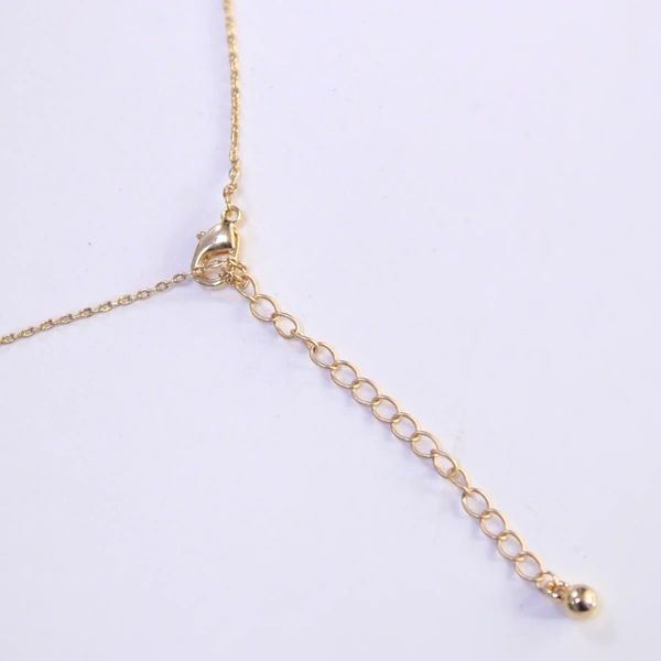 Infinity Love Golden Crystal Necklace
