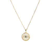 Wyn Evil eye Gold Necklace