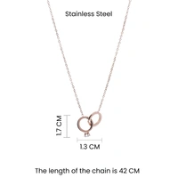 Promise Ring Rose Gold Necklace