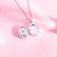 Secret Keepsake Openable Silver Necklace