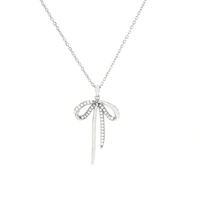 Cupid’s Bow Silver Necklace