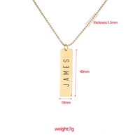 Personalised Golden Elegance Necklace