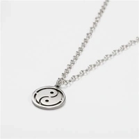 Yin-Yang Necklace - Silver
