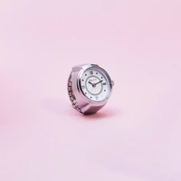 Girl Boss Salty Watch Ring - Silver