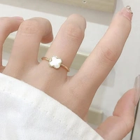 White Clover Gold Ring
