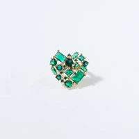 Vibrant Mossy Gem Ring