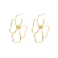 Flowers Floral Luxury Gold Earring