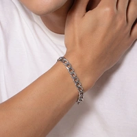 Classic Cuban Silver Bracelet