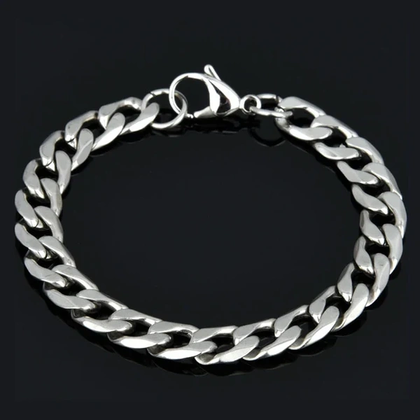 Modern Monk Silver Bracelet