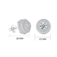 Diamond Silver Tidbit Earrings