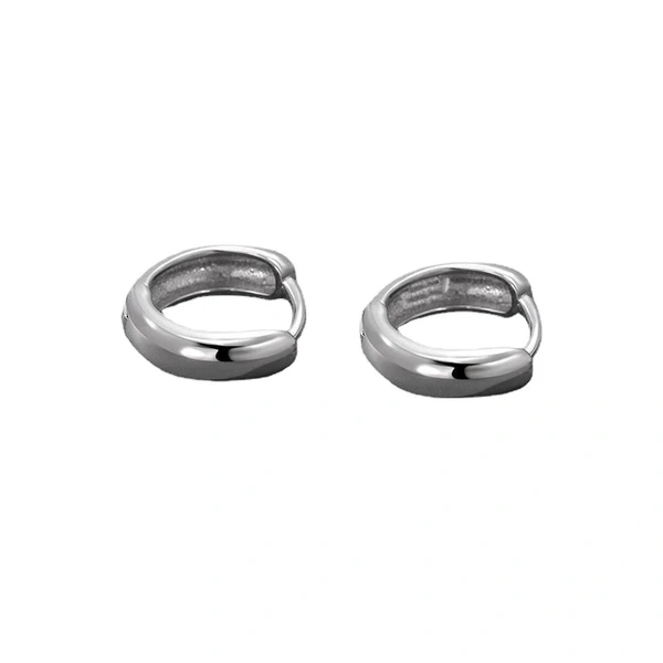 Essential Silver Hoops