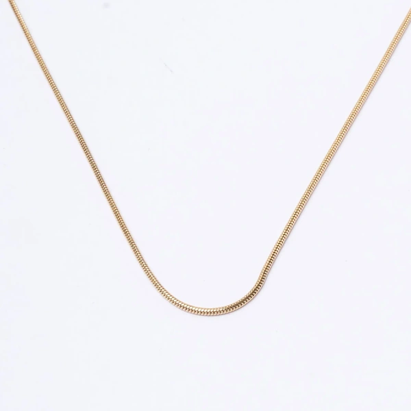 Round Snake Gold Chain