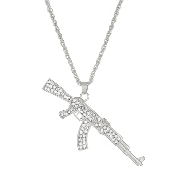Ak 47 Silver Chain