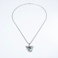 Jungle King Silver Pendant