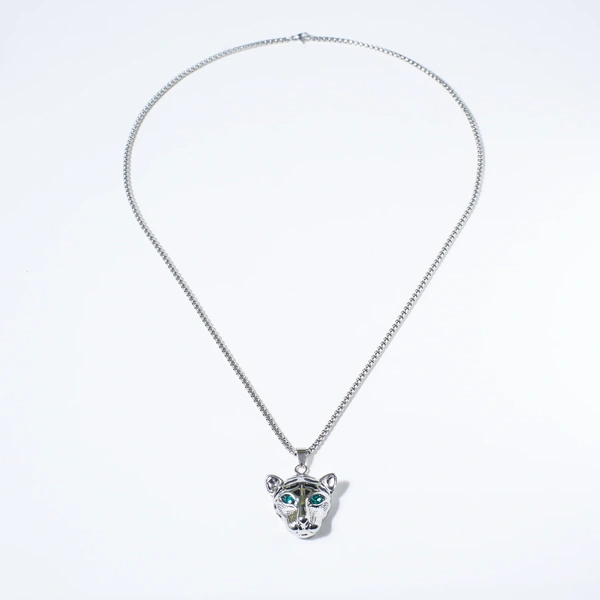 Jungle King Silver Pendant