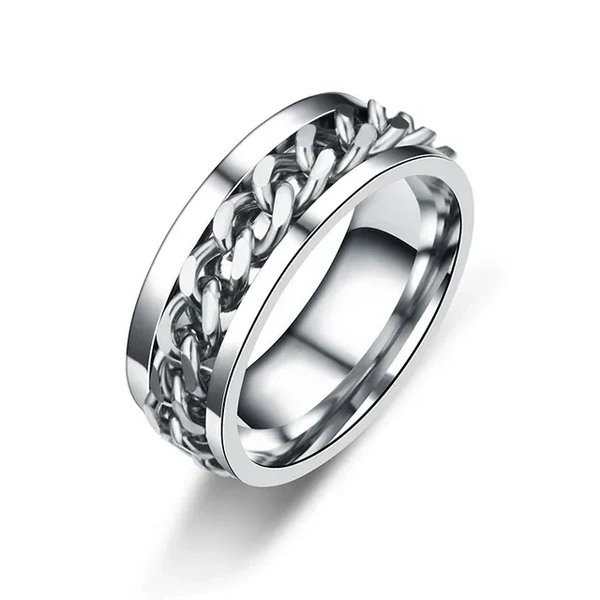 Runic Silver Band