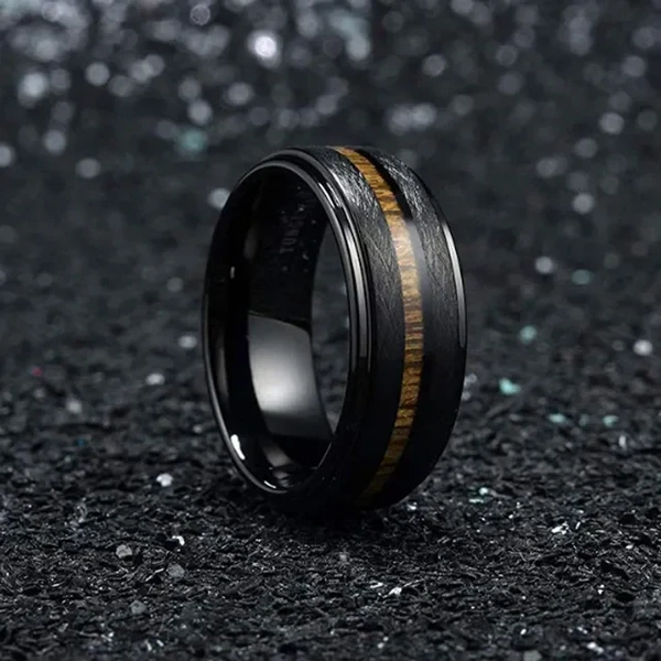 Retro Tungsten Ring