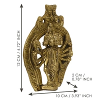 Golden Brass Lord Panchmukhi Hanuman Statue