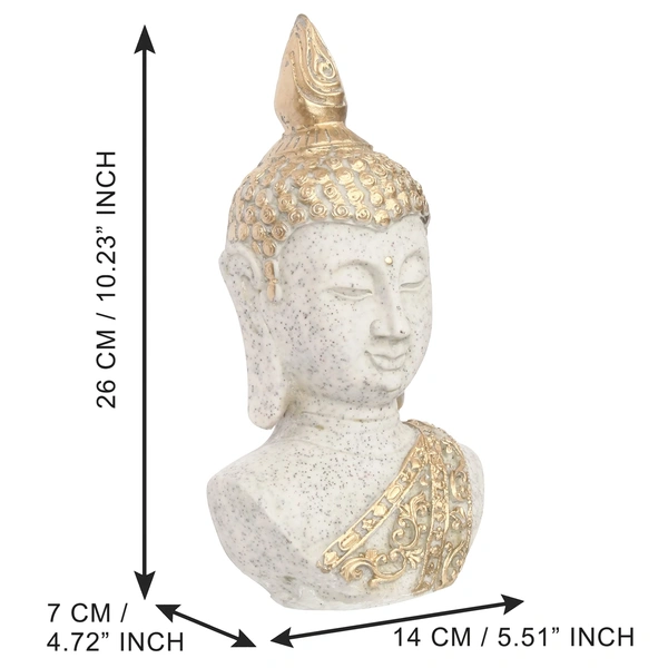 Decorative Buddha Polyresin Showpiece