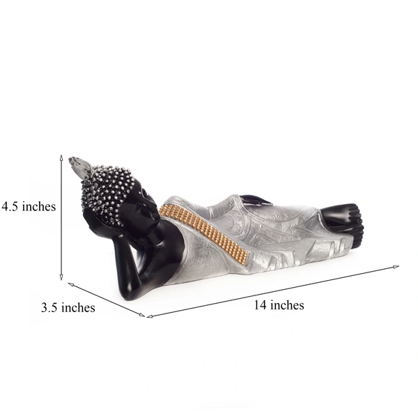 Polyresin Reclining Buddha Statue