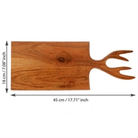 Brown Rectangle Wooden Chopping Board