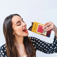 Crunchy Almonds Semi Sweet Chocolate Bar - 80 Gm