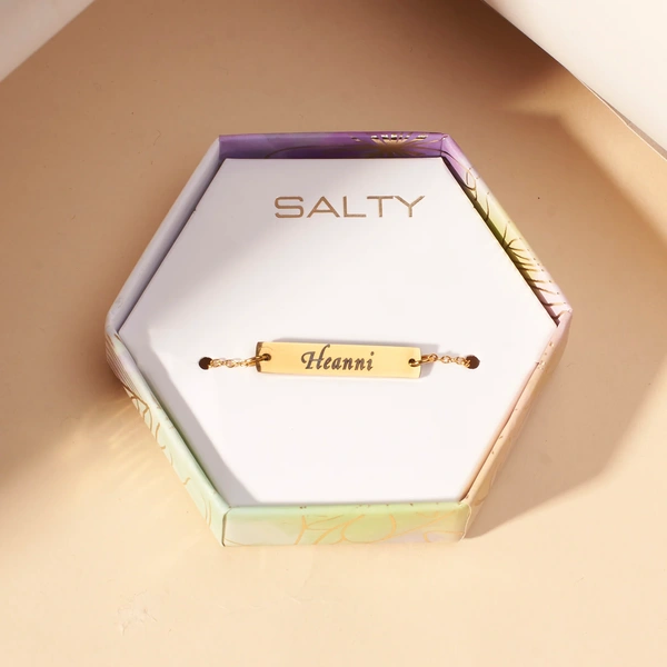 Golden Personalised Chic Bracelet